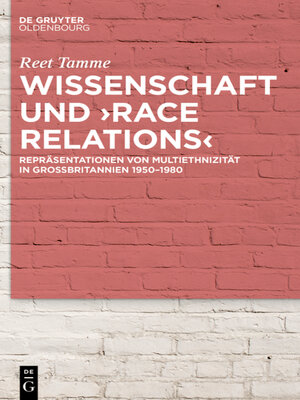cover image of Wissenschaft und ›race relations